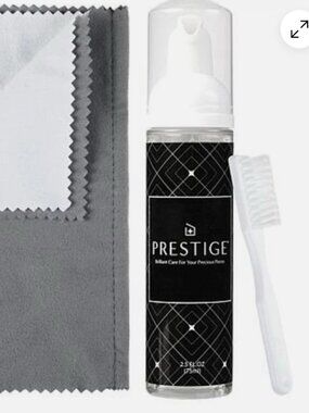 Prestige Fine Jewelry Care Cleaning Kit with Cloth and Brush NIB